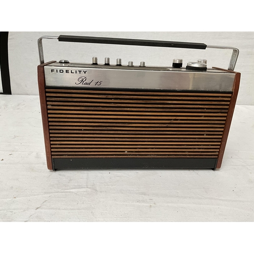 355 - BOX OF 8 VINTAGE RADIOS TO INCLUDE MURPHY, ULTRA ETC