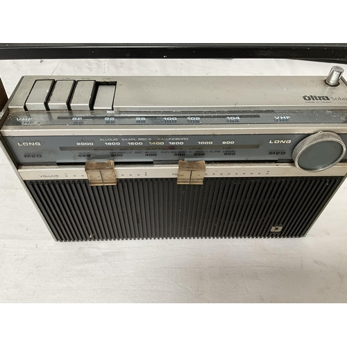 355 - BOX OF 8 VINTAGE RADIOS TO INCLUDE MURPHY, ULTRA ETC