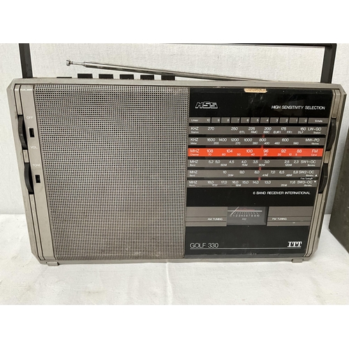 375 - BOX OF 10 VINTAGE RADIOS TO INCLUDE ECHO ETC