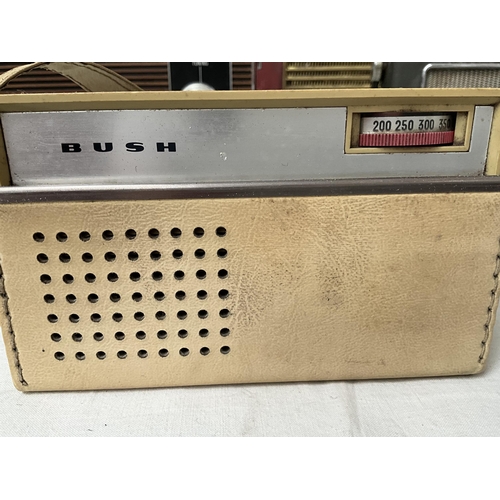 380 - BOX OF 10 VINTAGE RADIOS TO INCLUDE DANSET,  HACKER ETC