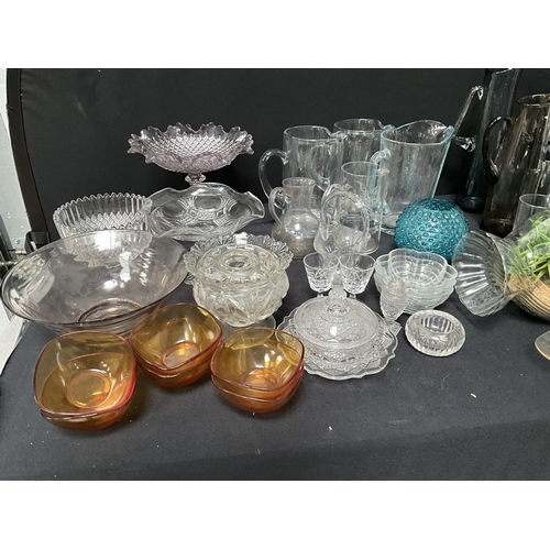 61 - 3 BOXES OF GLASSWARE CHINA ETC