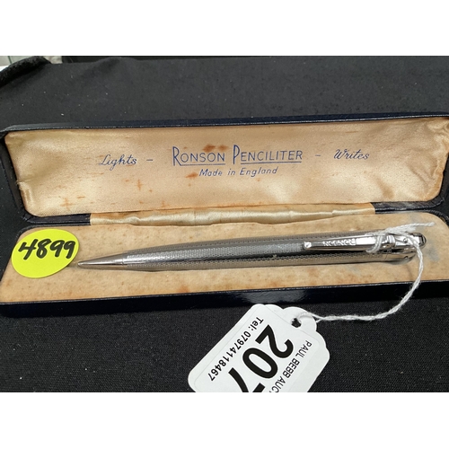 207 - VINTAGE RONSON PENCILITER IN ORIGINAL PRESENTATION BOX