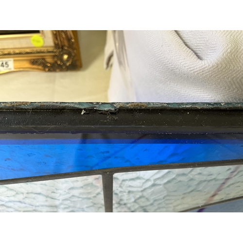 40 - 3 STAINED GLASS WINDOW SEALED UNITS
2 AT 18.5 X 13