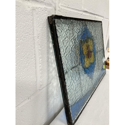 40 - 3 STAINED GLASS WINDOW SEALED UNITS
2 AT 18.5 X 13