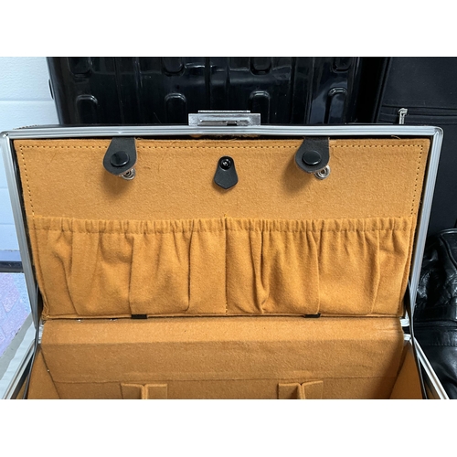 48 - QTY OF SUITCASES, VANITY CASE HOLDALL ETC