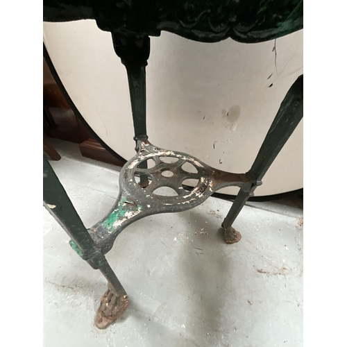 HEAVY CAST IRON BASED PUB TABLE H30