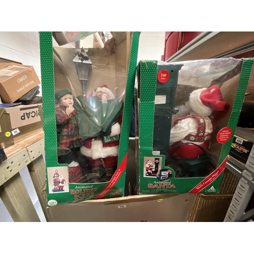 72 - LARGE BOX OF CHRISTMAS DECORATIONS