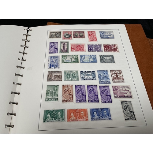 173 - QTY OF STAMPS INCLUDING BOUND STAMP ALBUM, LOOSE STAMPS ALBUMS