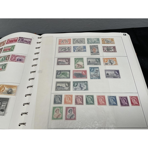 173 - QTY OF STAMPS INCLUDING BOUND STAMP ALBUM, LOOSE STAMPS ALBUMS