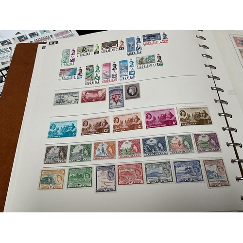 173 - QTY OF STAMPS INCLUDING BOUND STAMP ALBUM, LOOSE STAMPS ALBUMS