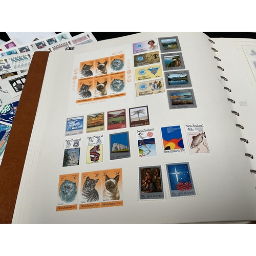 173 - QTY OF STAMPS INCLUDING BOUND STAMP ALBUM, LOOSE STAMPS ALBUMS