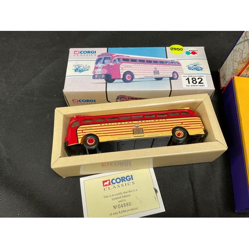 182 - 2 BOXES CORGI COLLECTORS BUSES 
BUS L8