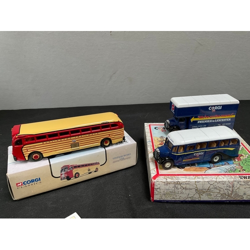 182 - 2 BOXES CORGI COLLECTORS BUSES 
BUS L8