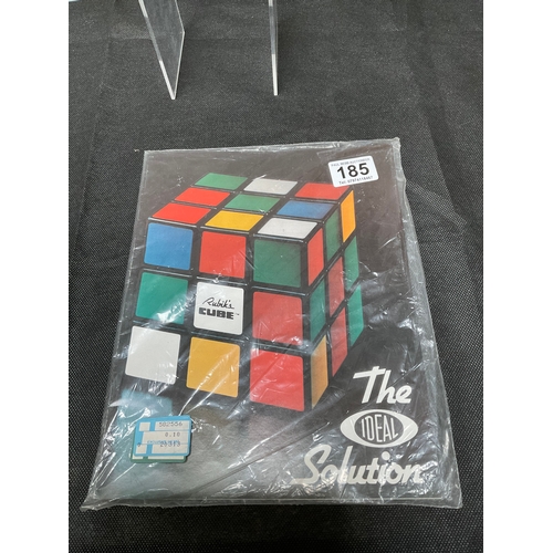 185 - RUBIK CUBE IN ORIGINAL PRESENTATION BOX AND BROCHURE