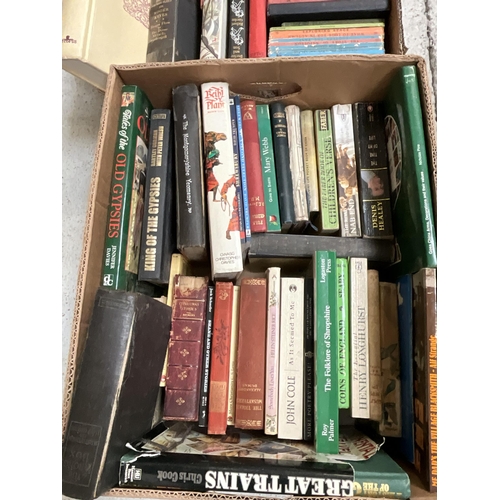 132 - 3 BOXES OF BOOKS TO INCLUDE EDWARDIAN AND LATER BOOKS - GARDENING ETC