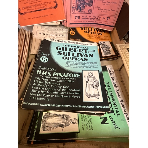 152 - LARGE QTY OF SHEET MUSIC - GILBERT O SULLIVAN, CADBURYS COCOA THE PENNY LIBRARY OF FAMOUS BOOKS