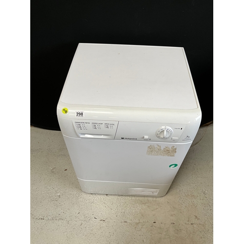 298 - HOTPOINT 7KG CONDENSER TUMBLE DRYER H33