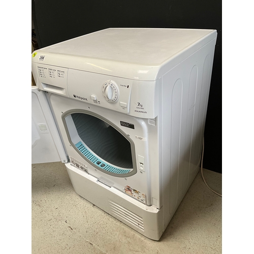 298 - HOTPOINT 7KG CONDENSER TUMBLE DRYER H33