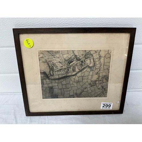 299 - BOX OF FRAMED ETCHINGS AND VICTORIAN PHOTOGRAPH FRAME - LARGEST PICTURE 17