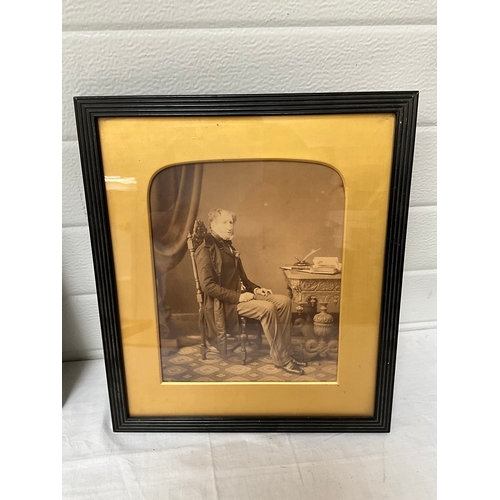 299 - BOX OF FRAMED ETCHINGS AND VICTORIAN PHOTOGRAPH FRAME - LARGEST PICTURE 17