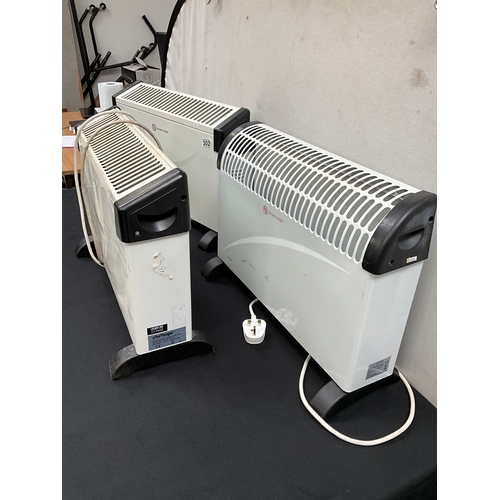 302 - 3 ELECTRIC CONVECTOR HEATERS H15