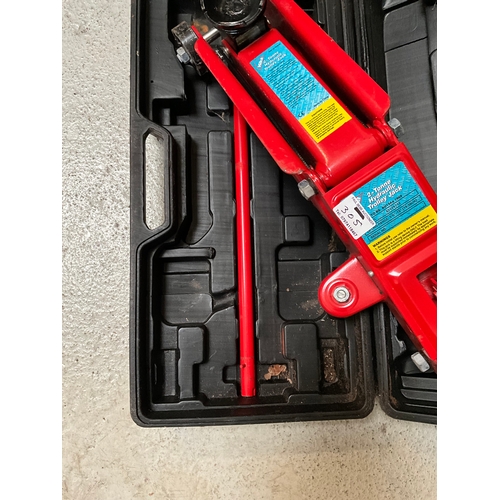 305 - CASED 2 TONNE TROLLEY JACK