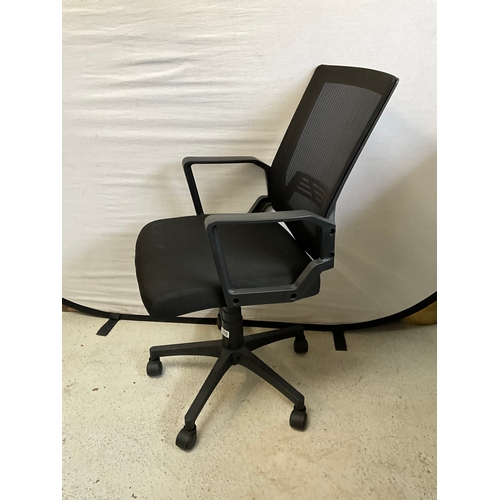 310 - SWIVEL OFFICE CHAIR AND 1 OTHER