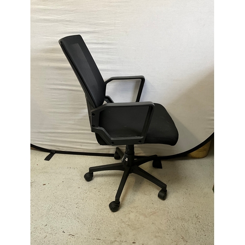 310 - SWIVEL OFFICE CHAIR AND 1 OTHER