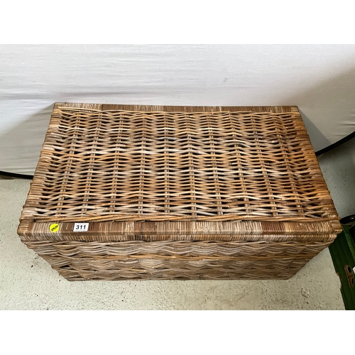 311 - LARGE WICKER BASKET H20