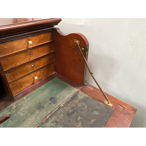 440 - VICTORIAN MAHOGANY SECRETAIRE BASE H41