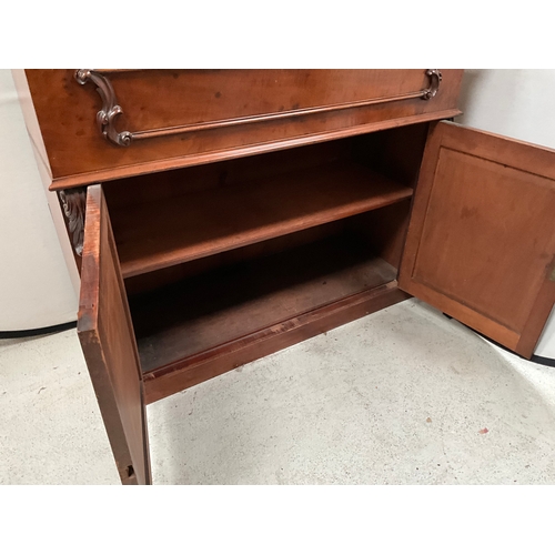 440 - VICTORIAN MAHOGANY SECRETAIRE BASE H41