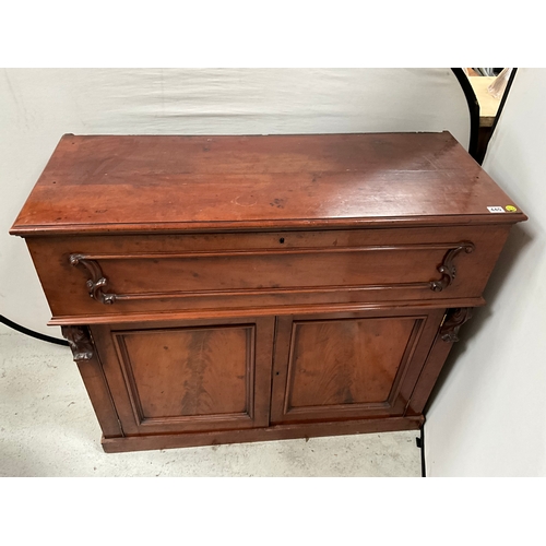 440 - VICTORIAN MAHOGANY SECRETAIRE BASE H41