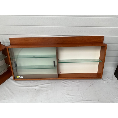 456 - 2 COLLECTORS WALL CABINETS
SMALL H20