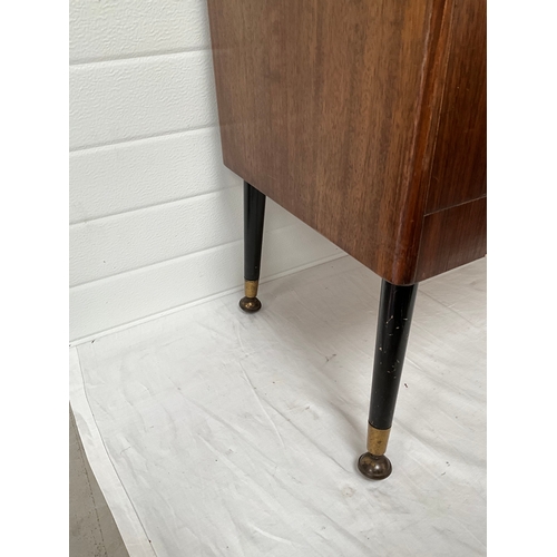 483 - RETRO DRINKS CABINET WITH FITTED INTERIOR H26