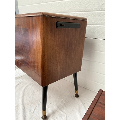 483 - RETRO DRINKS CABINET WITH FITTED INTERIOR H26