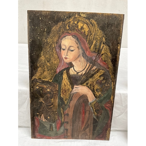 19 - *******lot withdrawn by vendor******BOX OF RELIGIOUS ITEMS TO INCLUDE CRUCIFIX'S, ROSARY BEADS, RELI... 