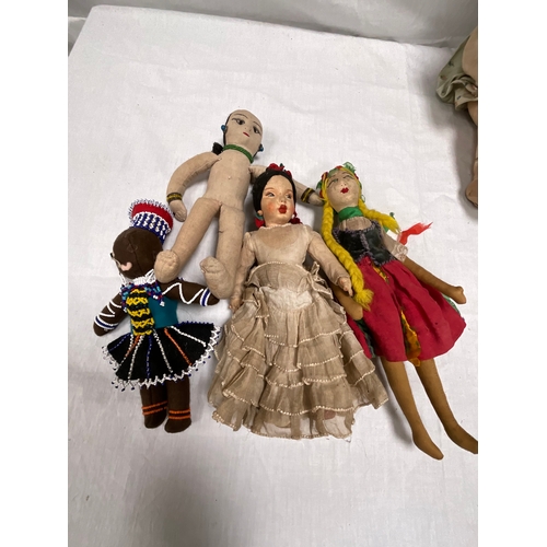 45 - *******lot withdrawn by vendor******QTY OF VINTAGE DOLLS (ITEM 122)