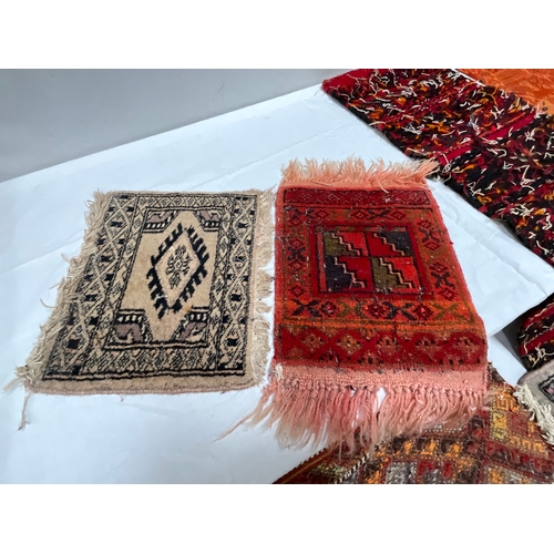 47 - *******lot withdrawn by vendor******COLLECTION OF VINTAGE PRAYER MATS (ITEM 88) - LARGEST 24