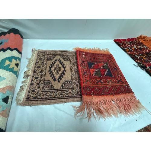 47 - *******lot withdrawn by vendor******COLLECTION OF VINTAGE PRAYER MATS (ITEM 88) - LARGEST 24