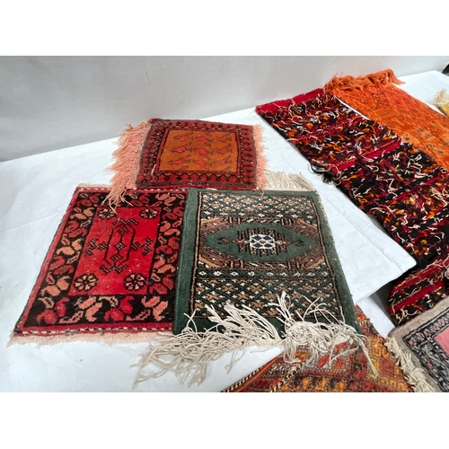 47 - *******lot withdrawn by vendor******COLLECTION OF VINTAGE PRAYER MATS (ITEM 88) - LARGEST 24