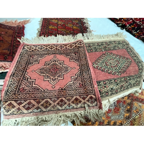 47 - *******lot withdrawn by vendor******COLLECTION OF VINTAGE PRAYER MATS (ITEM 88) - LARGEST 24