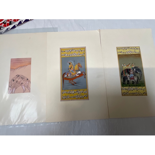 51 - *******lot withdrawn by vendor******BOX OF ORIENTAL KITES, HAND PAINTED TRAYS ETC (ITEM 75,79)