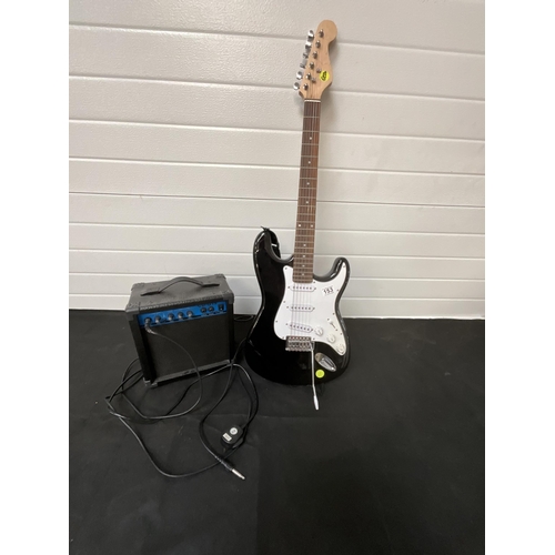 153 - ELECTRIC GUITAR & AMPLIFIER