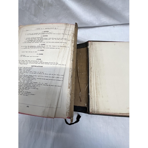 154 - LARGE VICTORIAN HOLY BIBLE