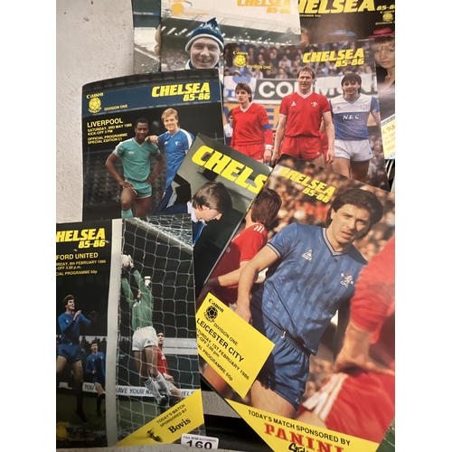 160 - 2 CRATES OF VINTAGE FOOTBALL PROGRAMMES