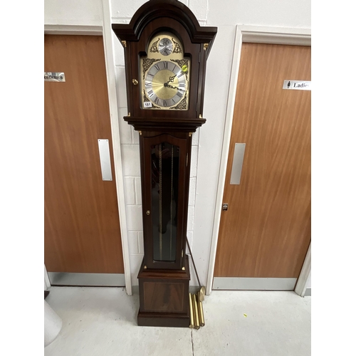 181 - MODERN TEMPEST FUGIT REPRODUCTION GRANDFATHER CLOCK H76