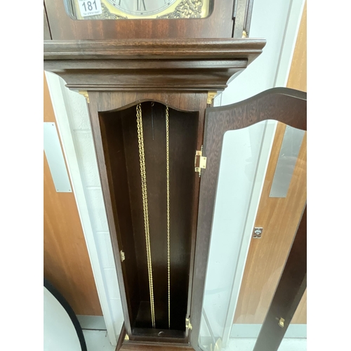 181 - MODERN TEMPEST FUGIT REPRODUCTION GRANDFATHER CLOCK H76