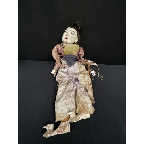 184 - *******lot withdrawn by vendor******VINTAGE WOODEN ARTICULATED PUPPET (ITEM 73) H26