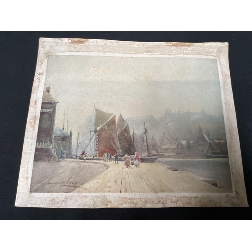 198 - *******lot withdrawn by vendor******VINTAGE HERBERT COOP WHITBY HARBOUR UNFRAMED PRINT (ITEM 180) 10... 