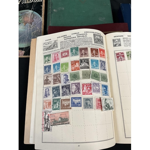 207 - COLLECTION OF VARIOUS POSTAGE STAMPS, LOOSE STAMPS AND ALBUMS